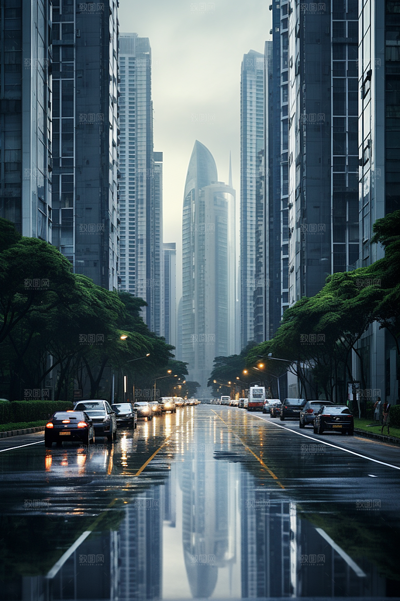 深圳城市风光经济特区都市摄影图