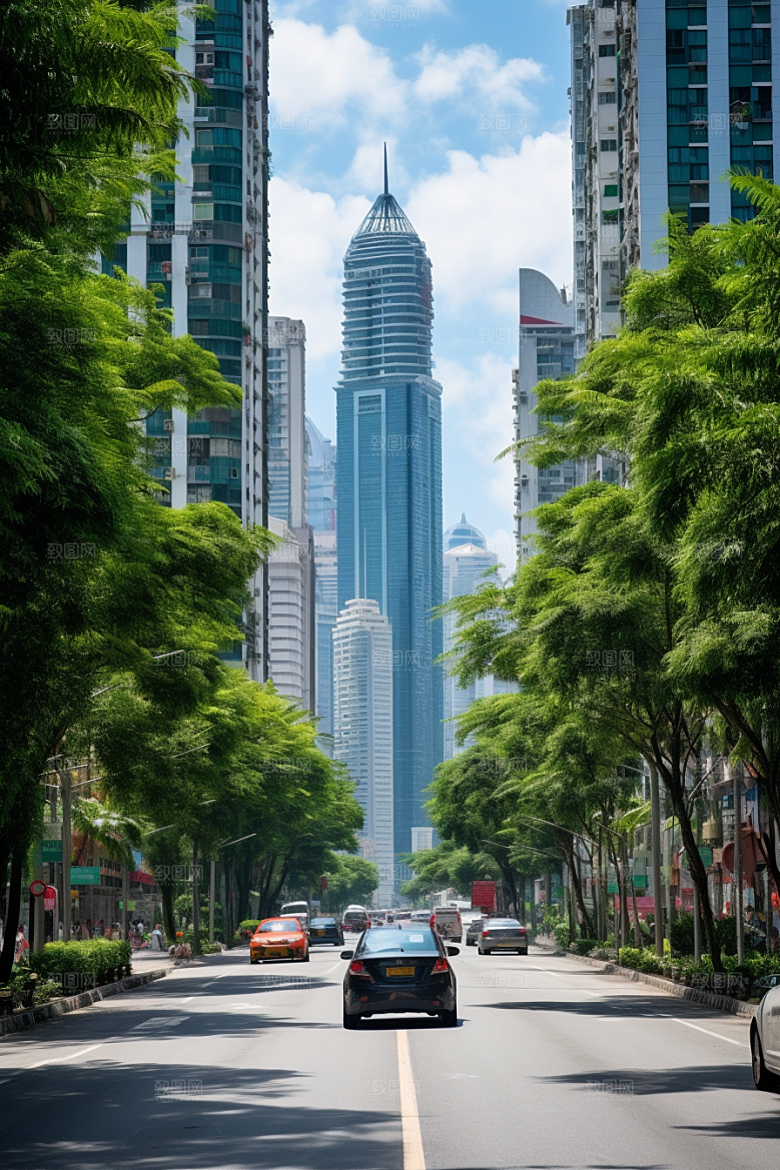 深圳城市风光国内游风景摄影图