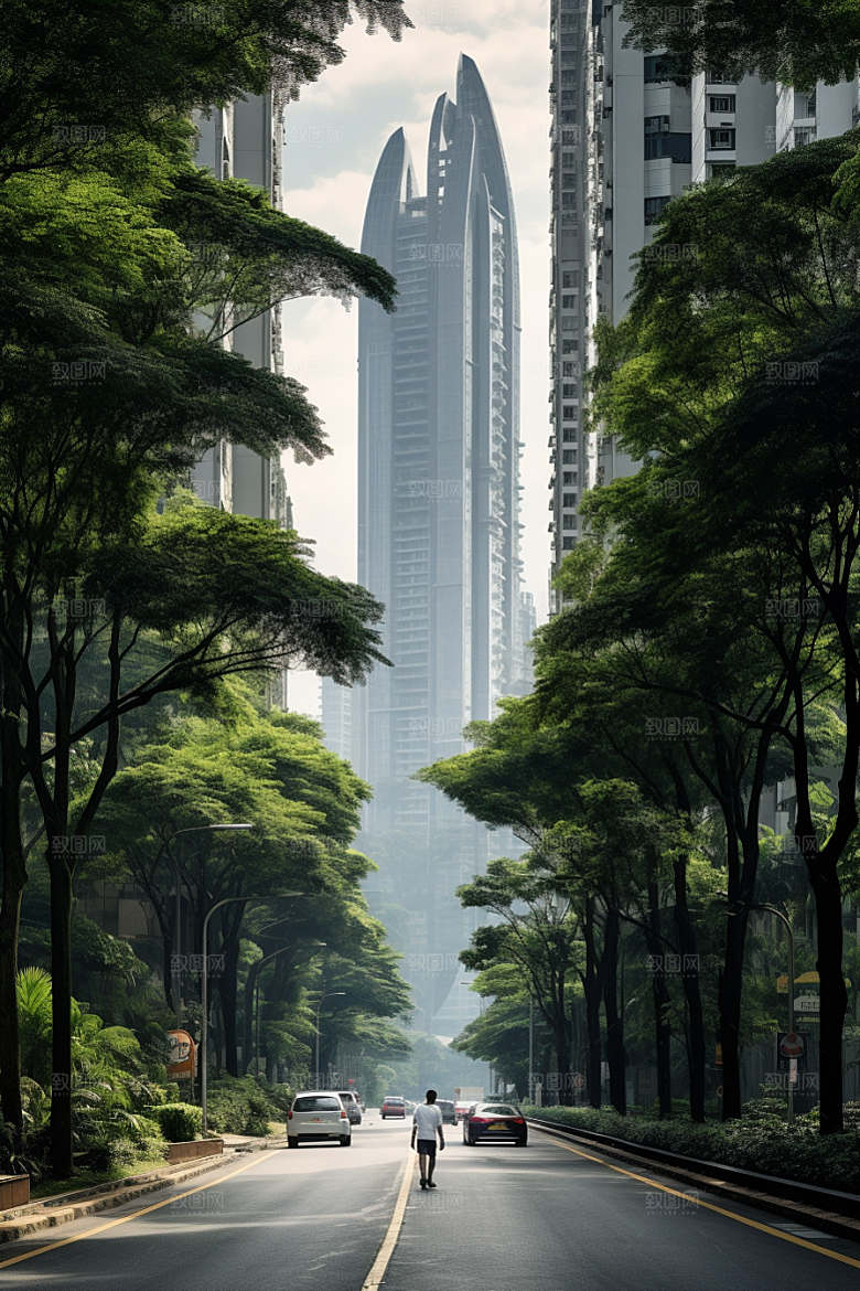 深圳城市风光旅游风景摄影图