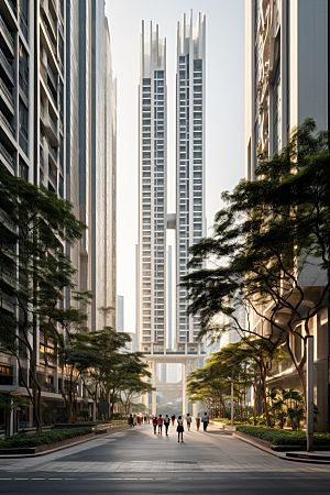 深圳城市风光旅游经济特区摄影图
