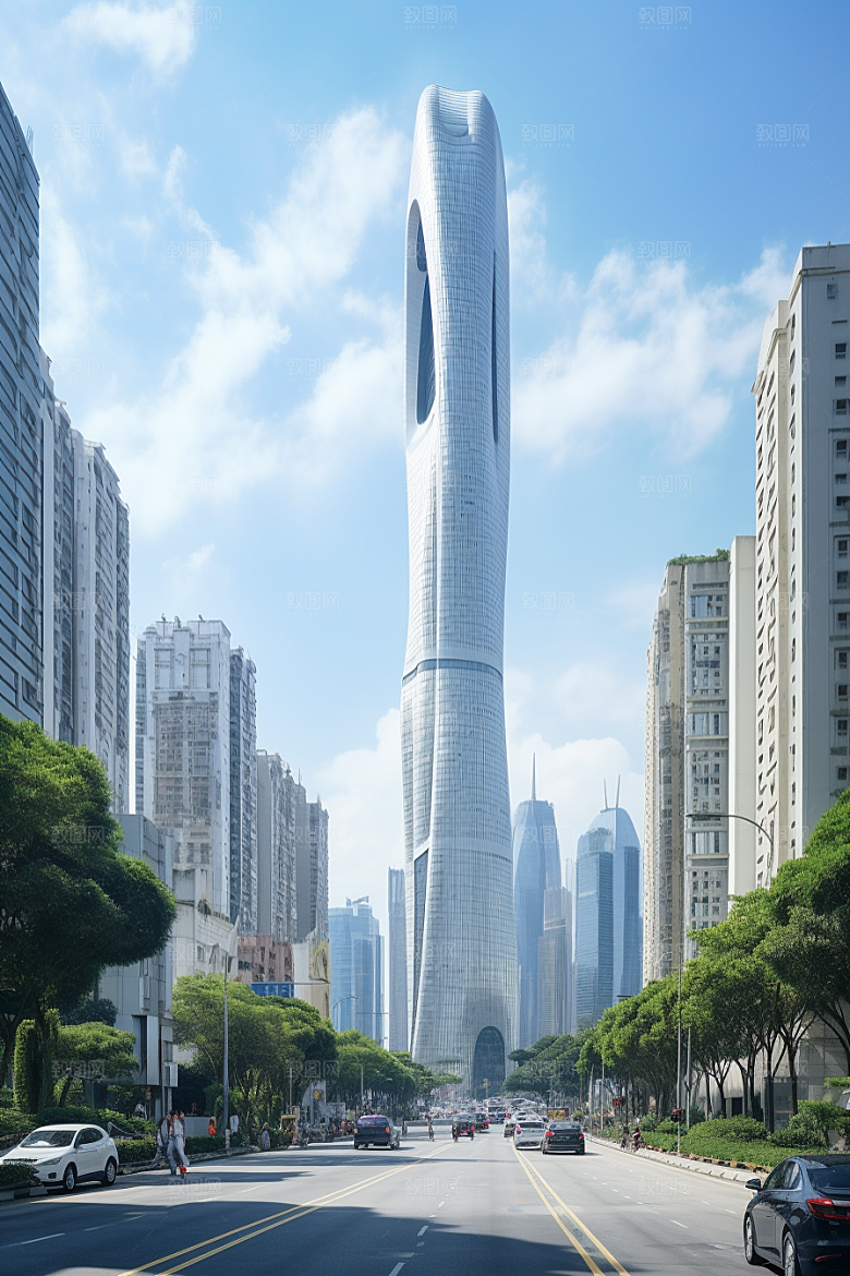 深圳城市风光旅行风景摄影图
