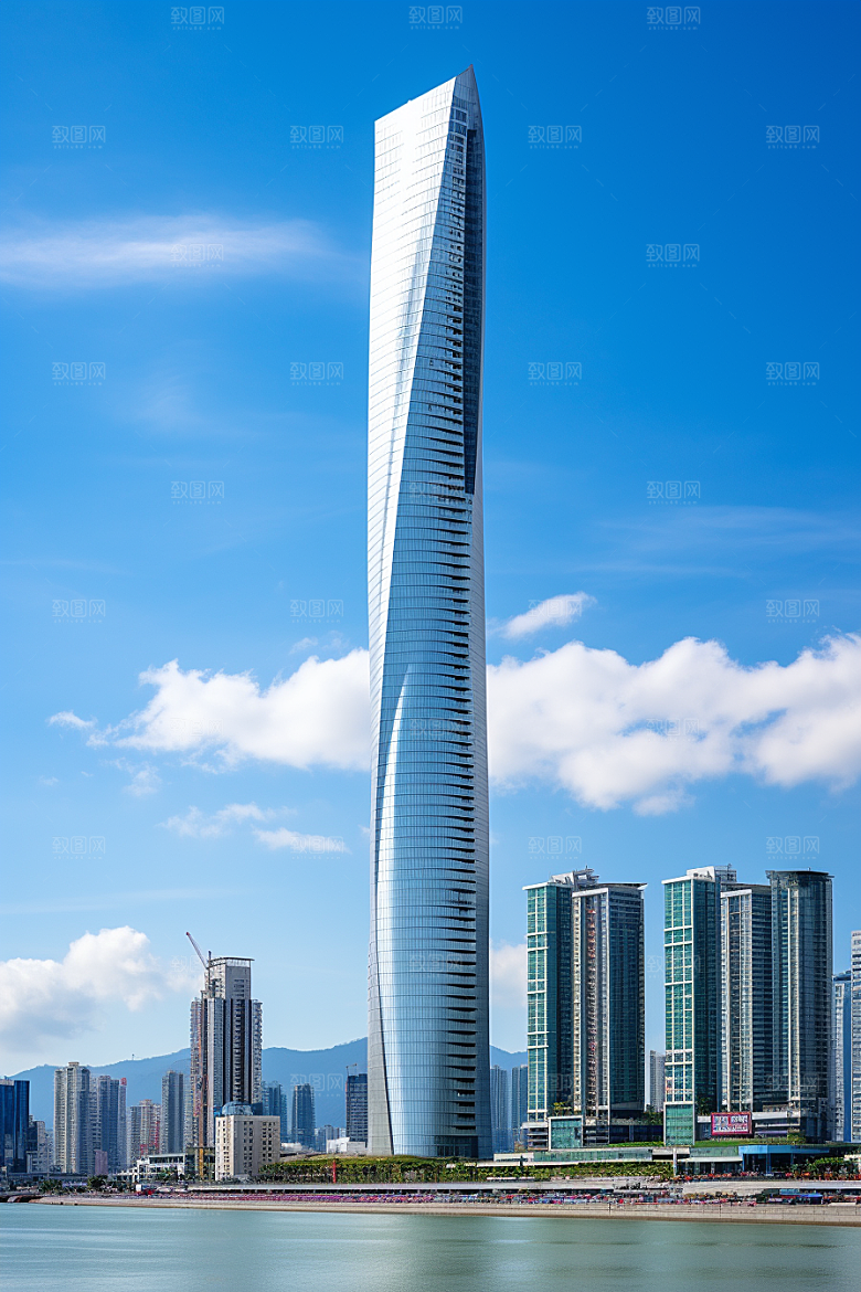 深圳城市风光现代化经济特区摄影图