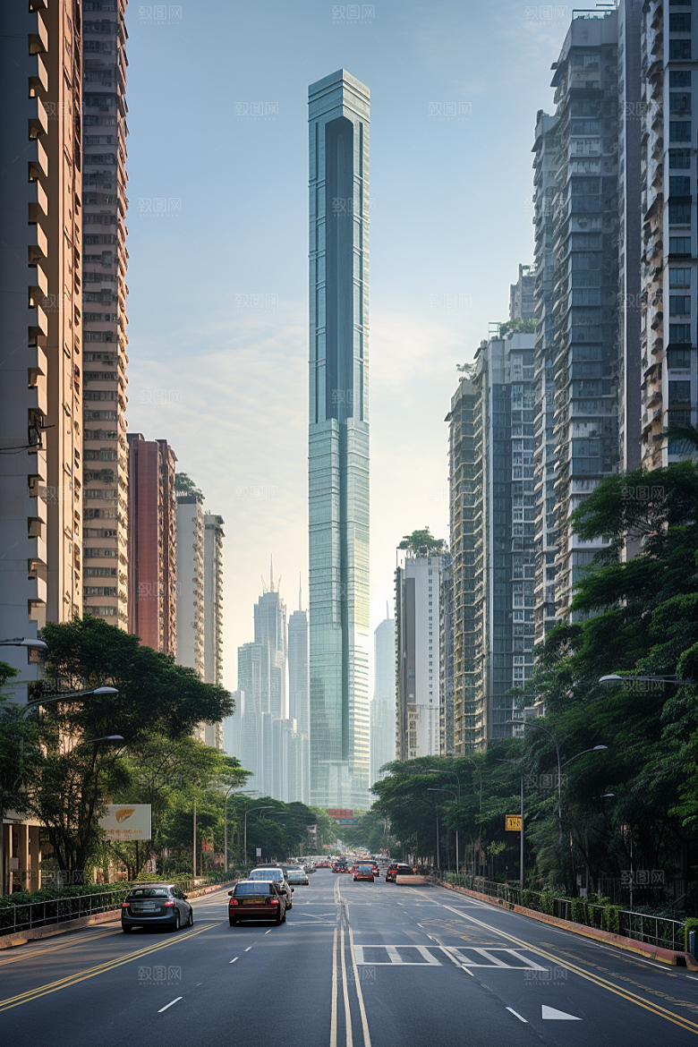 深圳城市风光国内游旅游摄影图