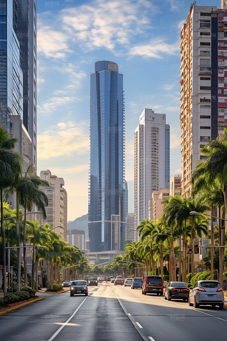 深圳城市风光地标旅游摄影图