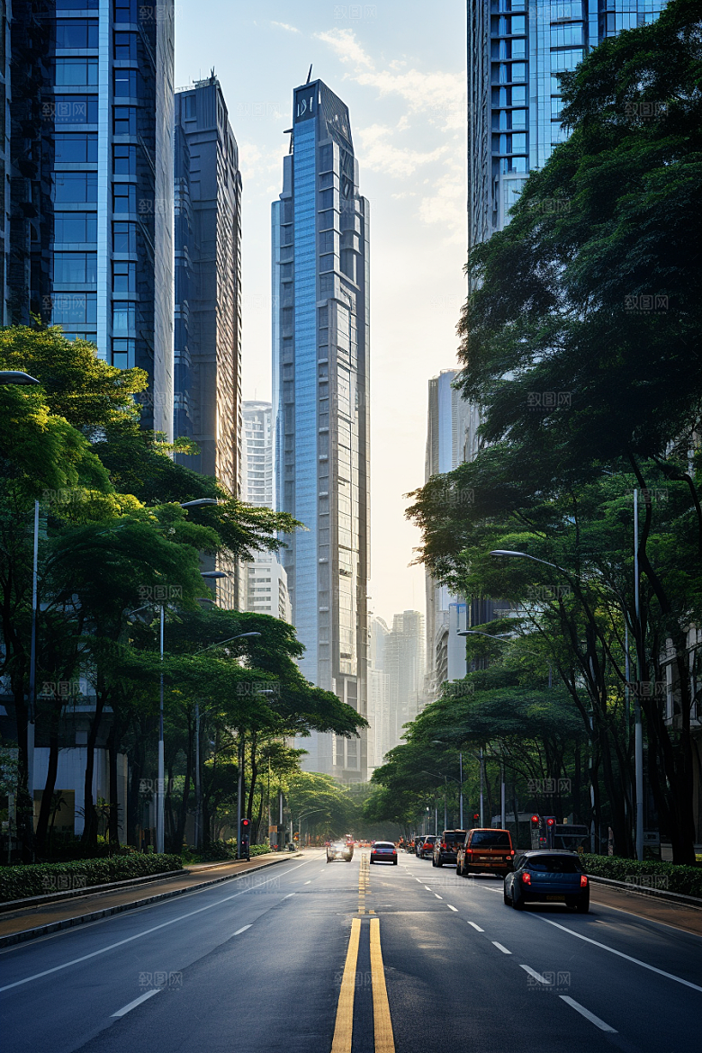 深圳城市风光都市现代化摄影图