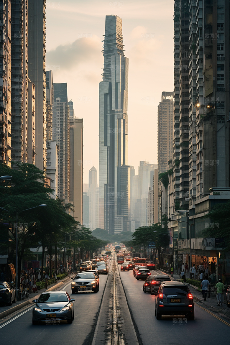 深圳城市风光现代化旅行摄影图