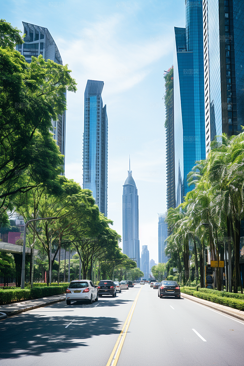 深圳城市风光景色高清摄影图