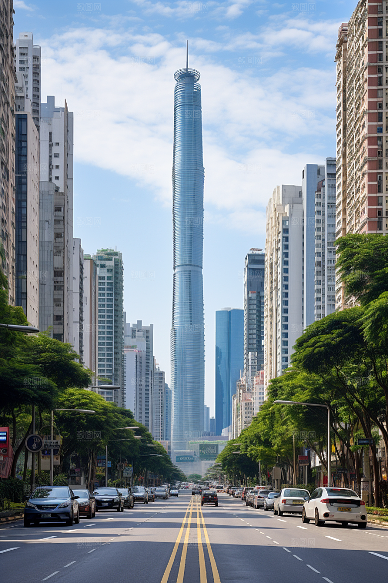 深圳城市风光国内游高清摄影图