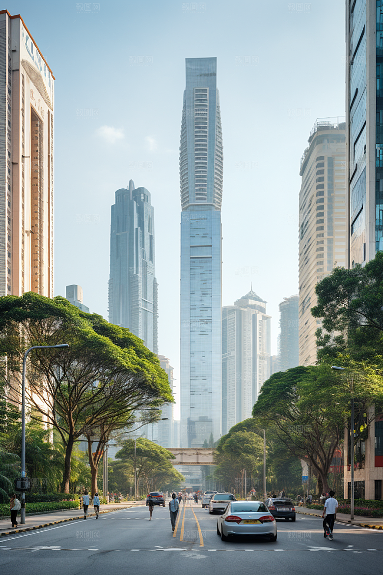 深圳城市风光旅游景色摄影图