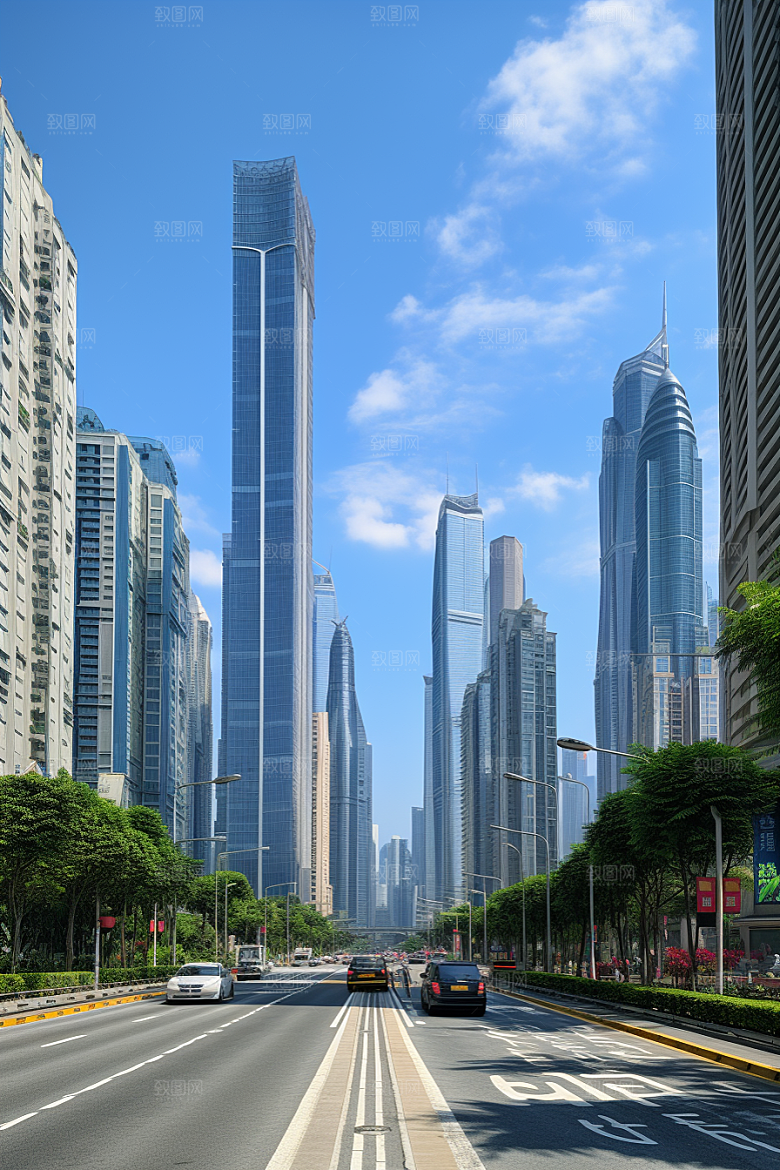深圳城市风光旅行景色摄影图