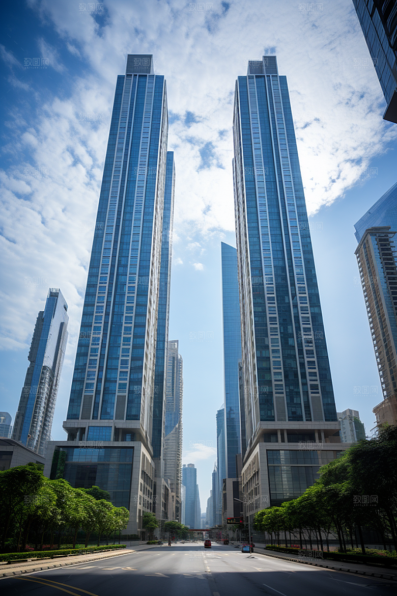 深圳城市风光高清现代化摄影图