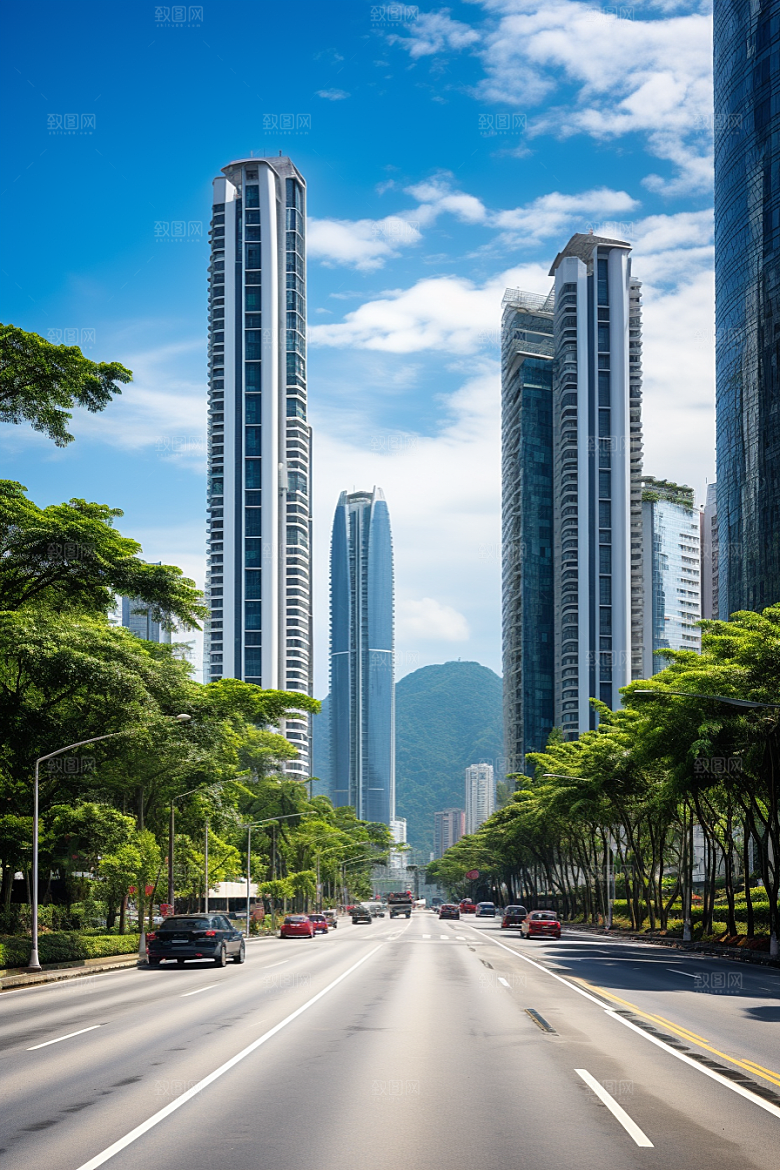 深圳城市风光旅游景色摄影图