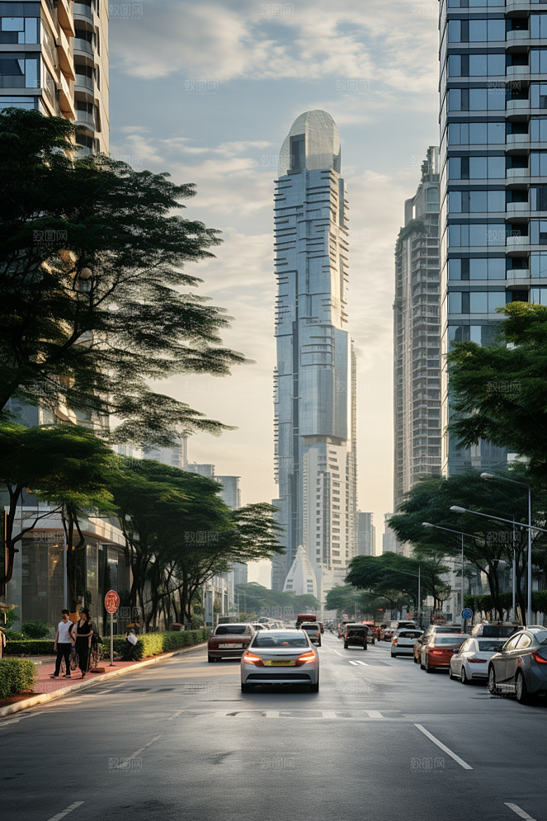 深圳城市风光现代化都市摄影图