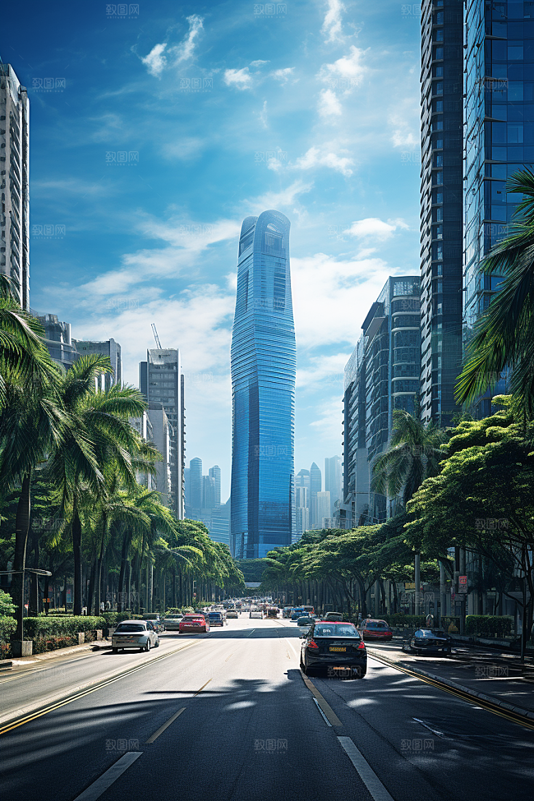深圳城市风光风景旅行摄影图