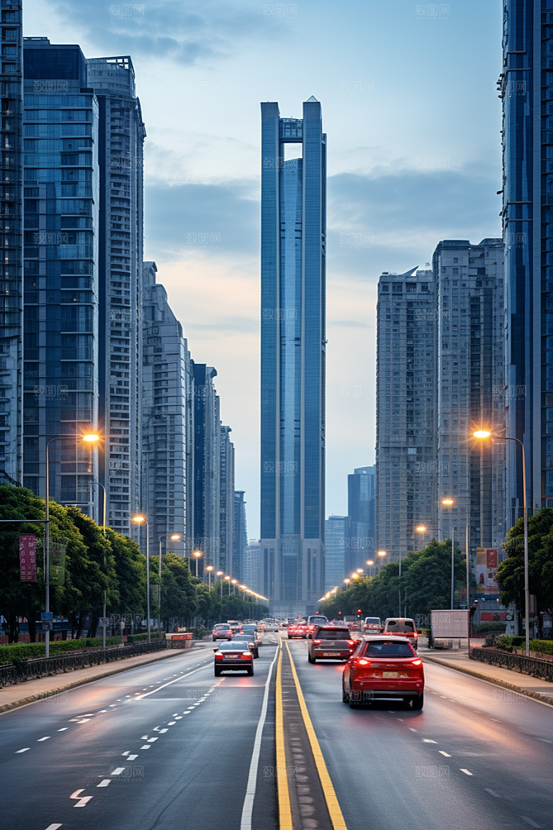 深圳城市风光现代化经济特区摄影图