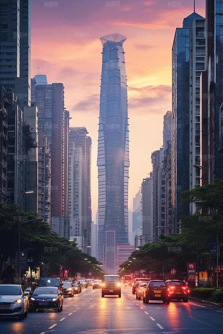 深圳城市风光都市旅游摄影图