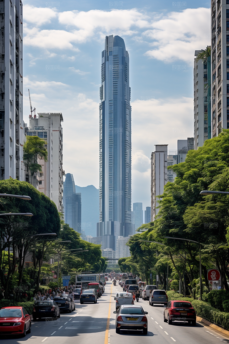 深圳城市风光风景经济特区摄影图