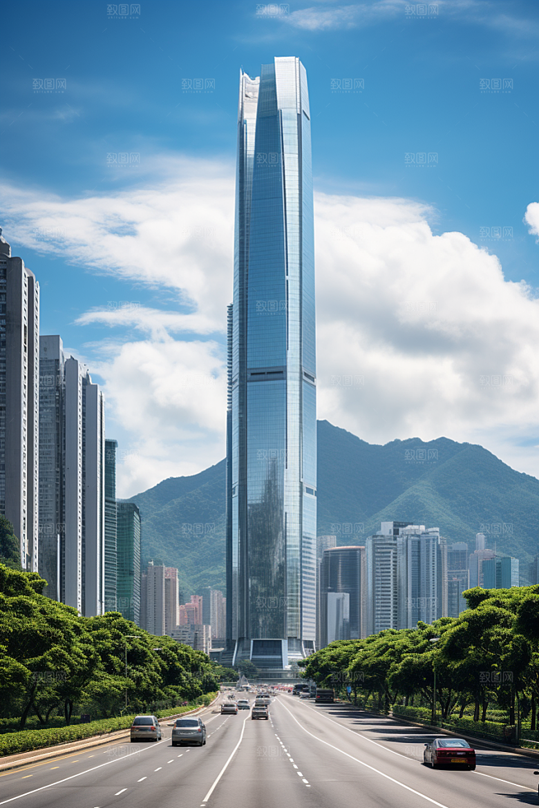 深圳城市风光都市国内游摄影图