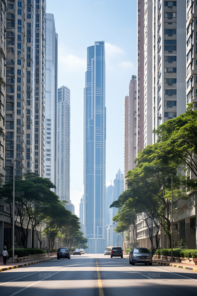 深圳城市风光现代化经济特区摄影图
