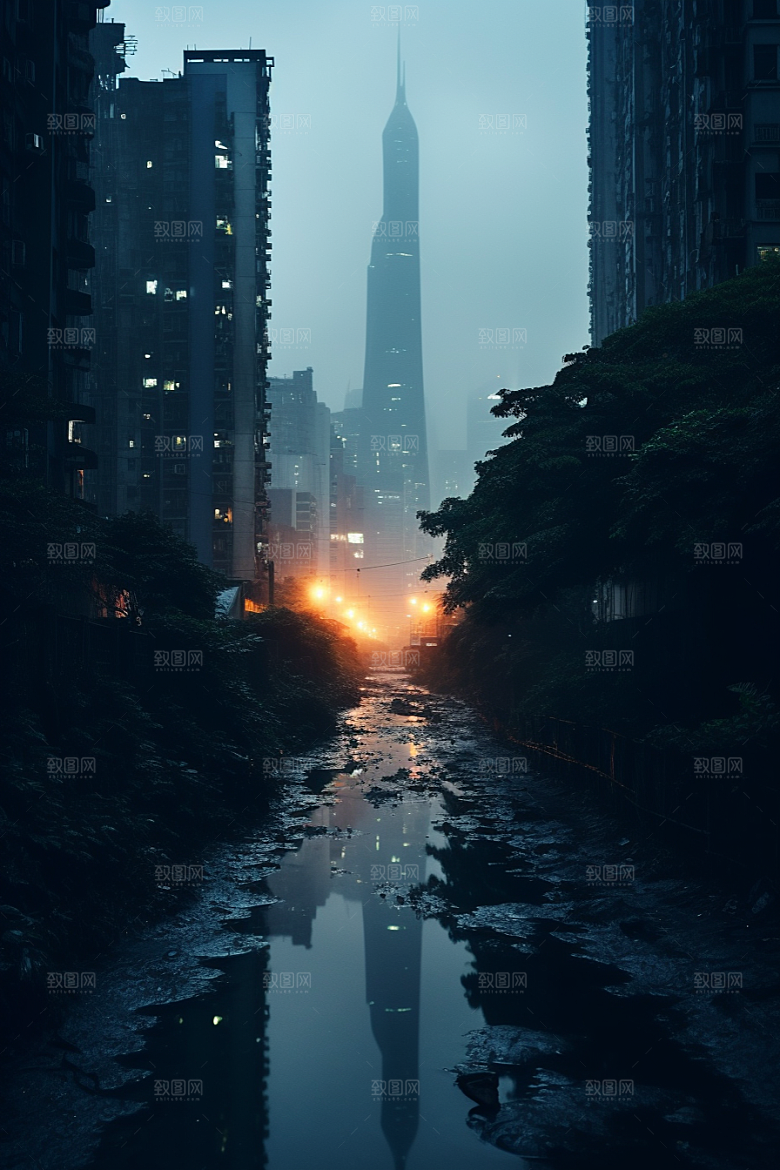 深圳城市风光风景景色摄影图
