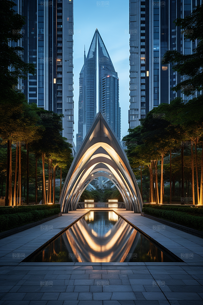 深圳城市风光风景高清摄影图