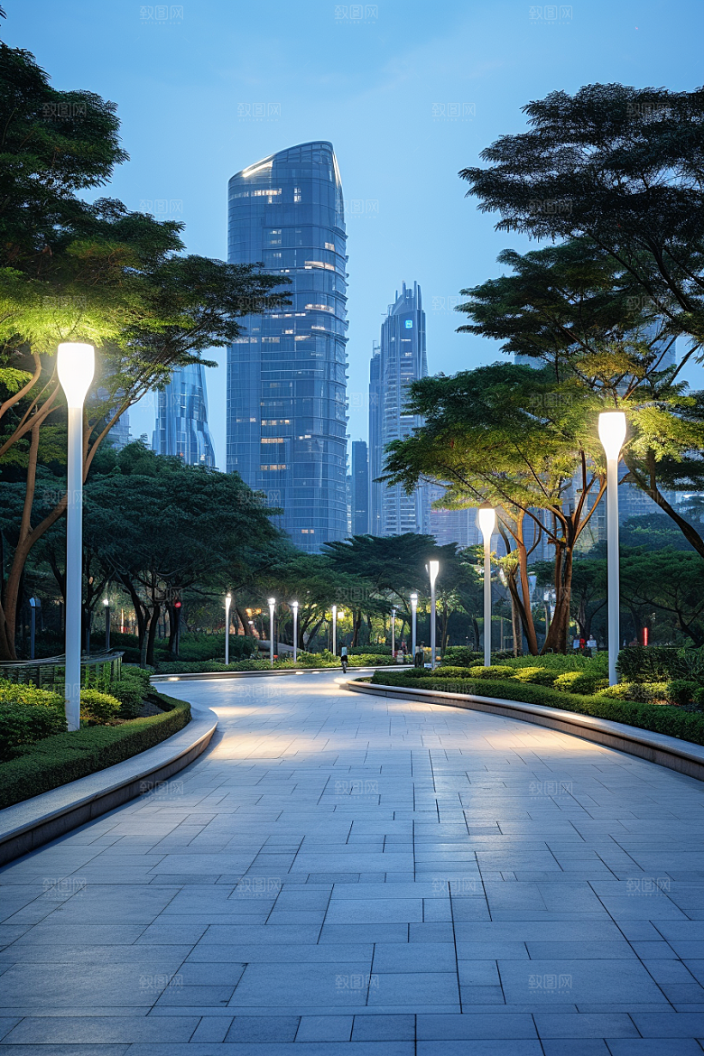 深圳城市风光现代化都市摄影图