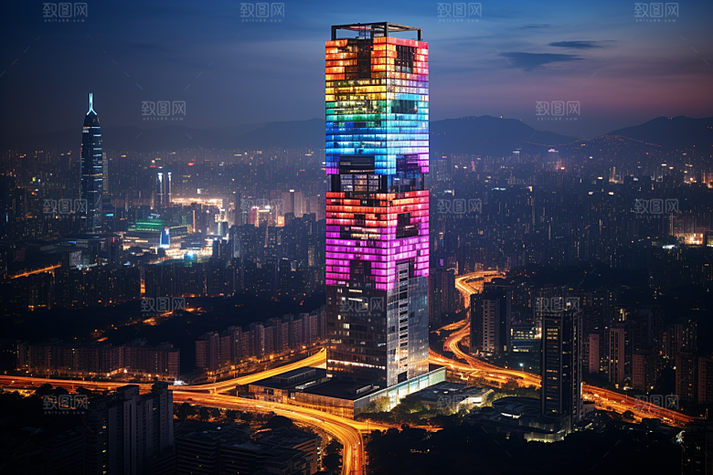 深圳城市风光景色国内游摄影图