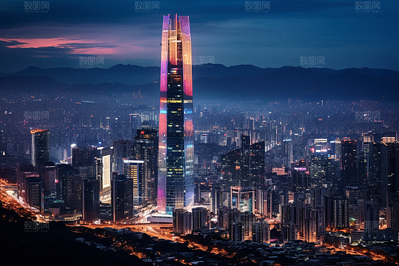 深圳城市风光国内游高清摄影图