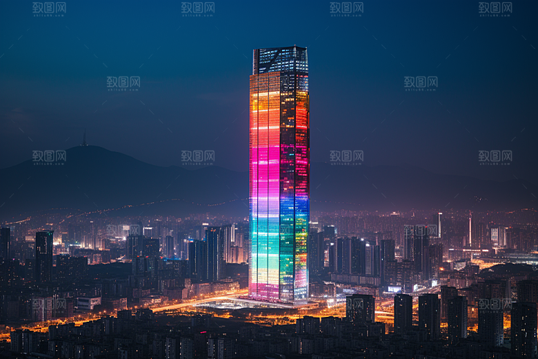 深圳城市风光国内游地标摄影图