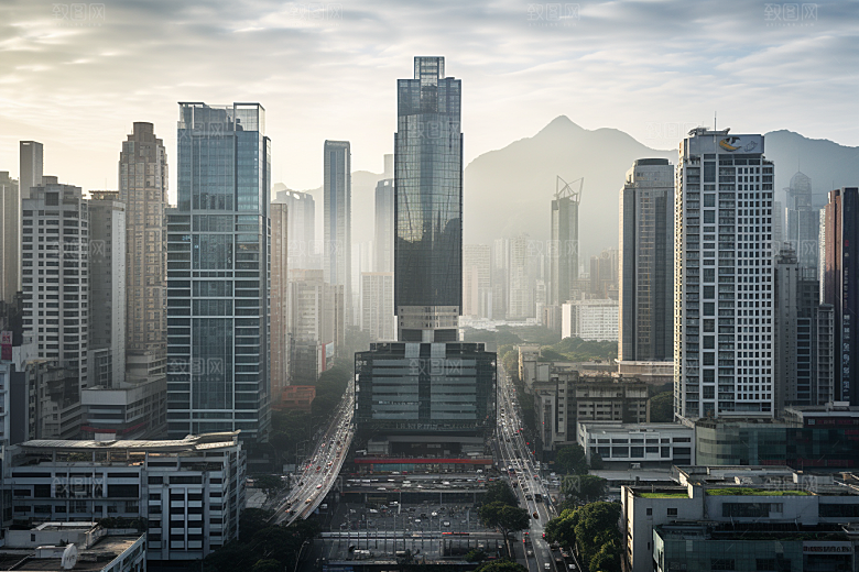 深圳城市风光风景旅游摄影图