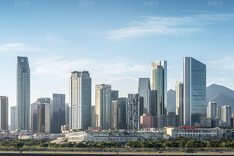 深圳城市风光景色地标摄影图