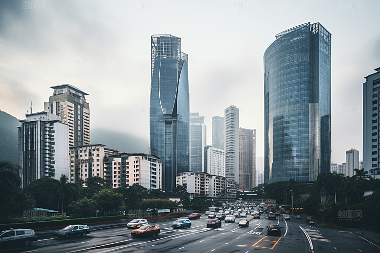 深圳城市风光风景国内游摄影图