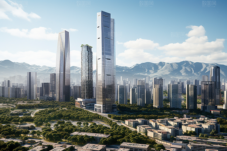深圳城市风光现代化国内游摄影图