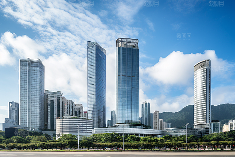 深圳城市风光风景旅游摄影图