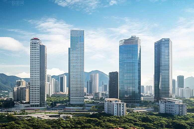 深圳城市风光景色风景摄影图