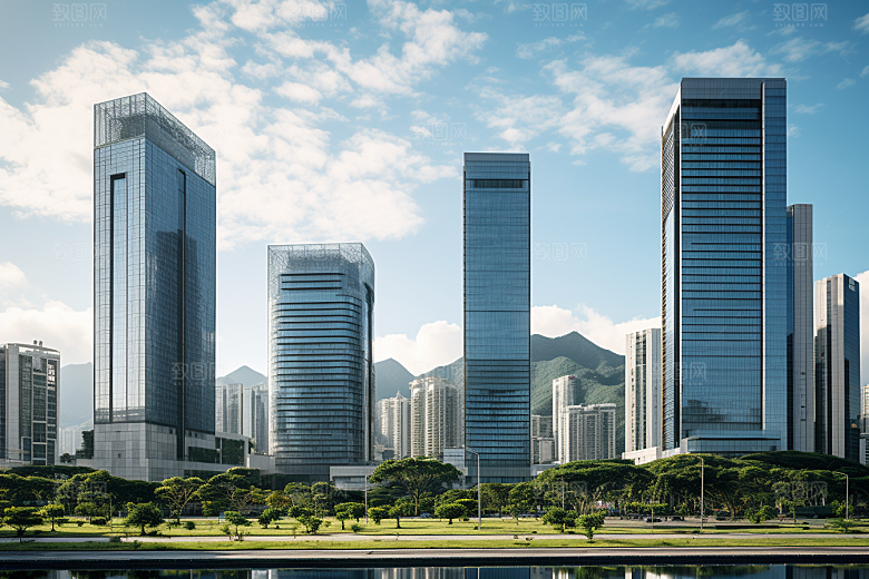 深圳城市风光高清都市摄影图