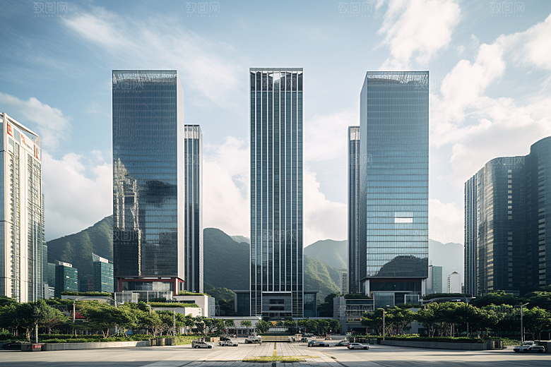 深圳城市风光旅游经济特区摄影图