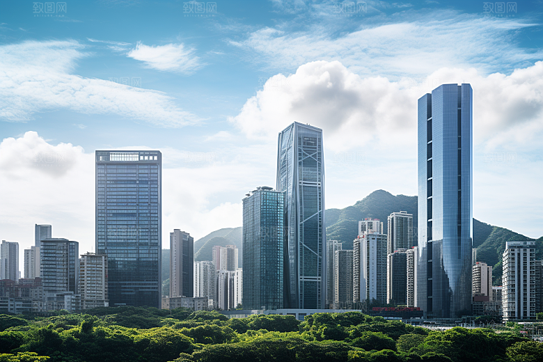 深圳城市风光旅行景色摄影图
