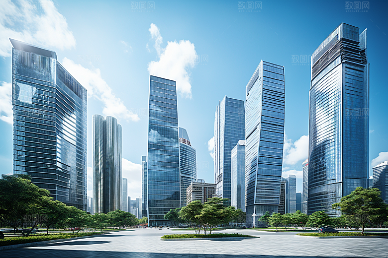 深圳城市风光高清经济特区摄影图