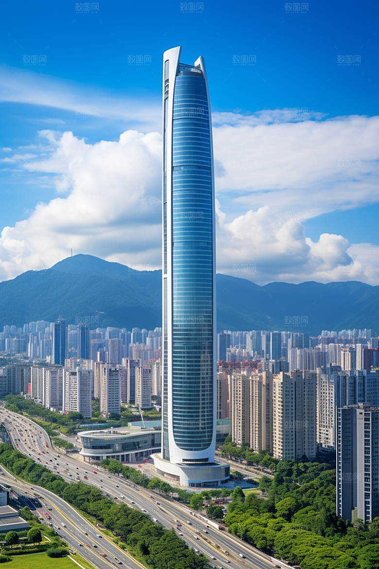 深圳城市风光国内游旅行摄影图