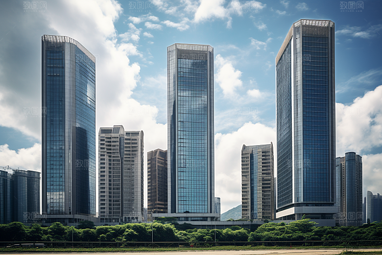 深圳城市风光经济特区景色摄影图