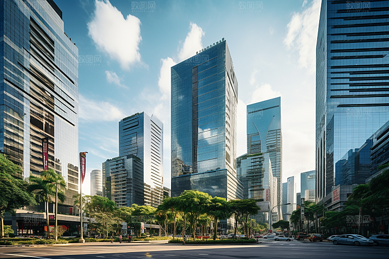 深圳城市风光高清旅行摄影图