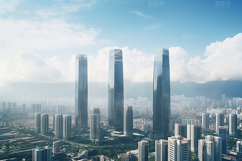 深圳城市风光地标经济特区摄影图