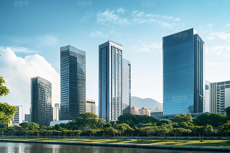 深圳城市风光旅行新城摄影图