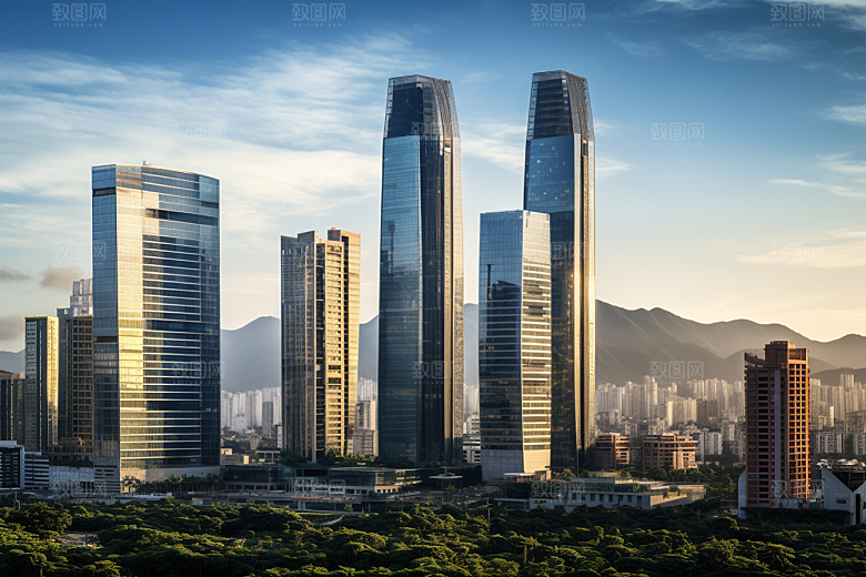 深圳城市风光旅游高清摄影图