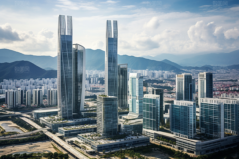 深圳城市风光风景国内游摄影图