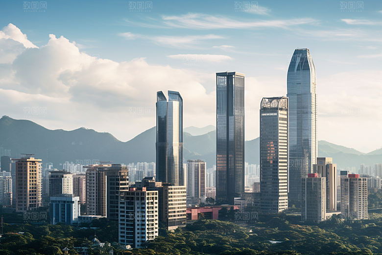 深圳城市风光高清旅游摄影图