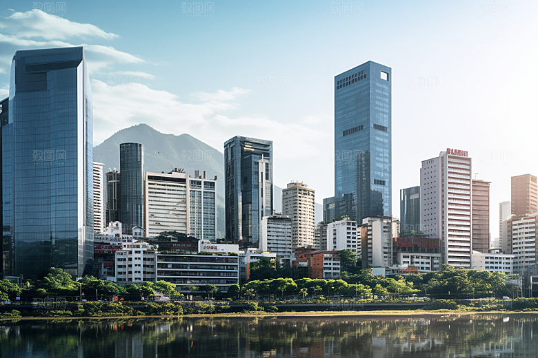 深圳城市风光国内游旅游摄影图