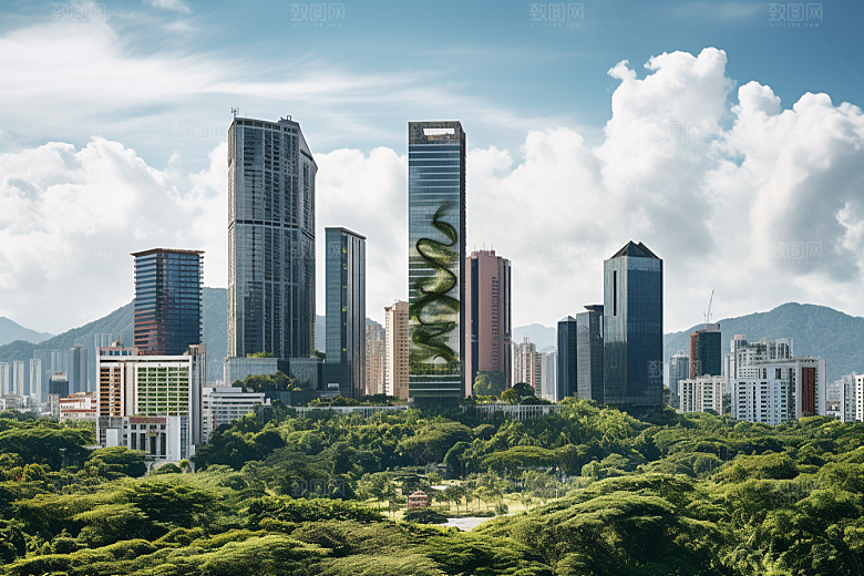 深圳城市风光风景高清摄影图