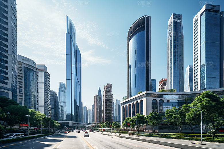 深圳城市风光风景景色摄影图